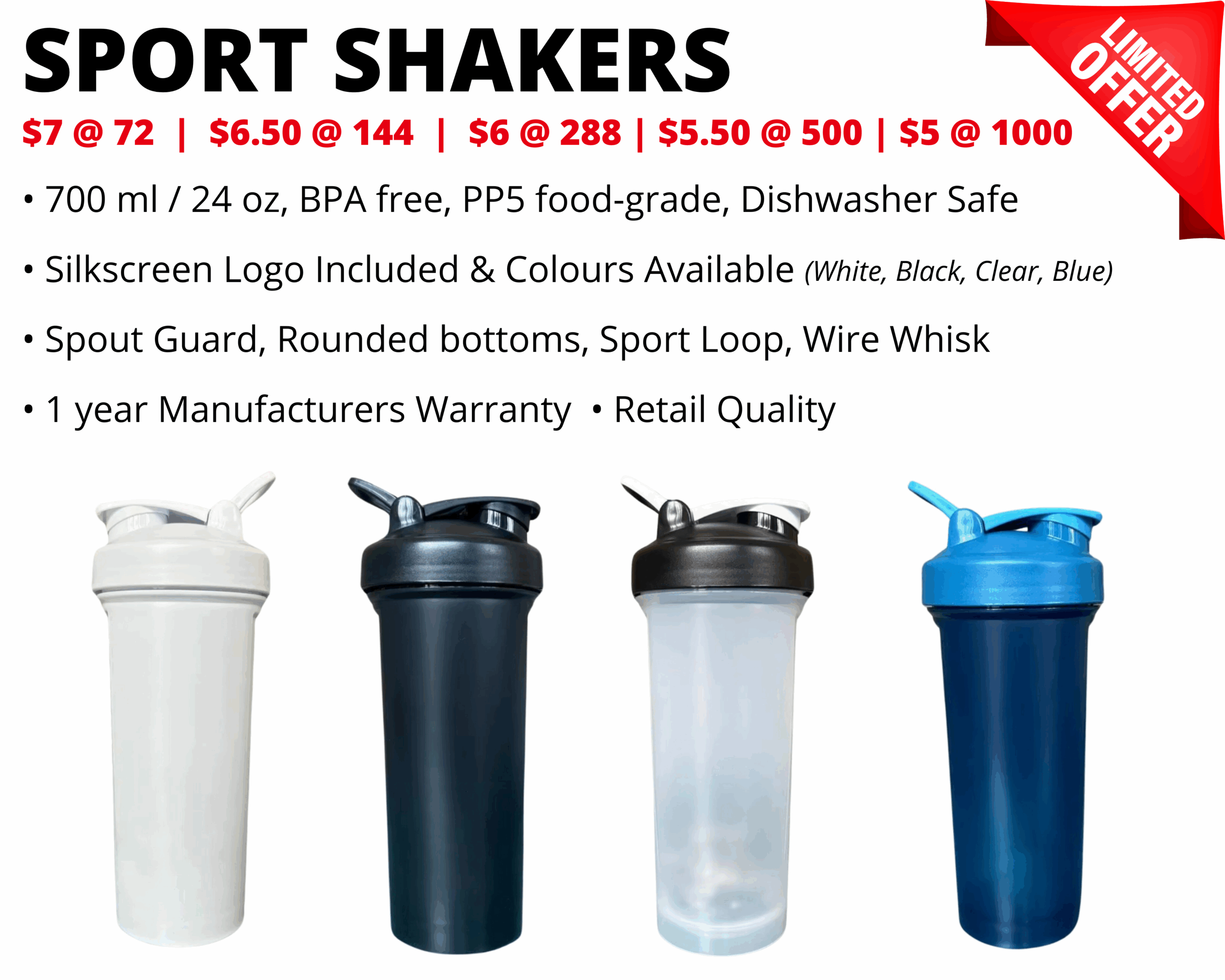 shakers offer