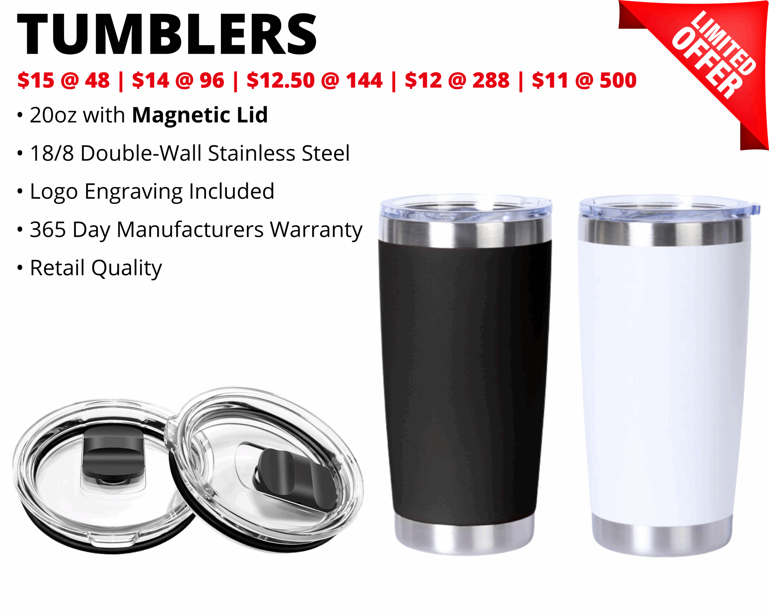 tumblers offer